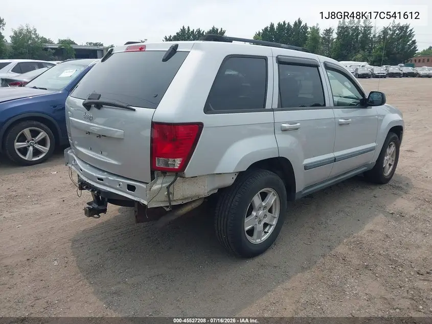 2007 Jeep Grand Cherokee Laredo VIN: 1J8GR48K17C541612 Lot: 45527208