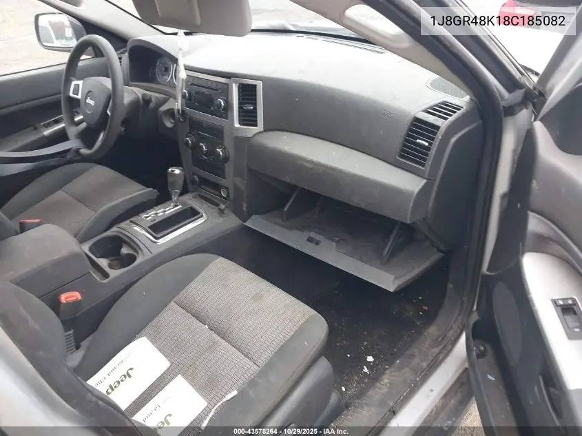 1J8GR48K18C185082 2008 Jeep Grand Cherokee Laredo