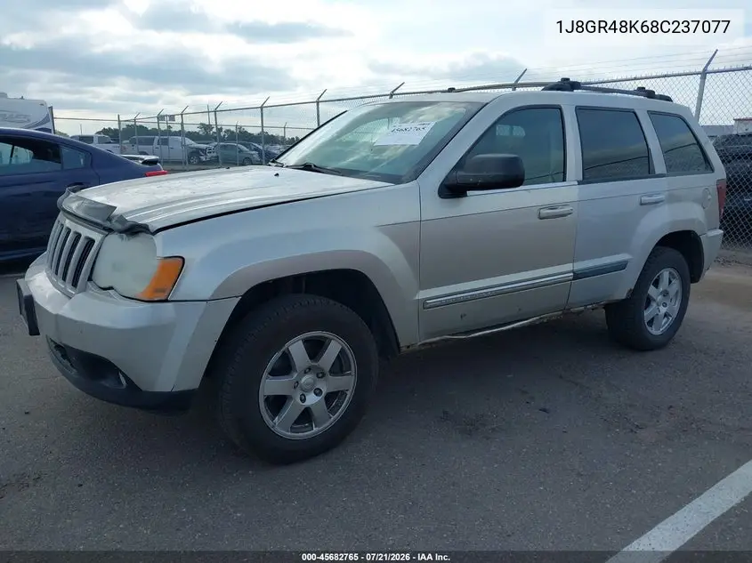 2008 Jeep Grand Cherokee Laredo VIN: 1J8GR48K68C237077 Lot: 45682765