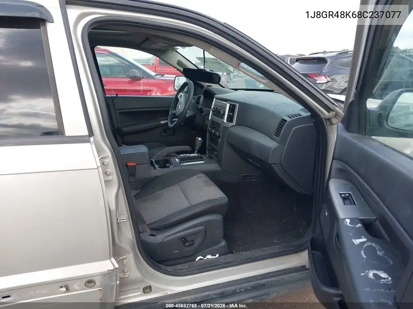 2008 Jeep Grand Cherokee Laredo VIN: 1J8GR48K68C237077 Lot: 45682765