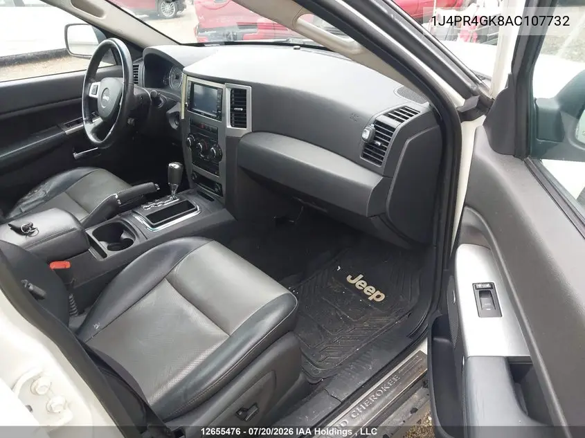 2010 Jeep Grand Cherokee Laredo VIN: 1J4PR4GK8AC107732 Lot: 12655476