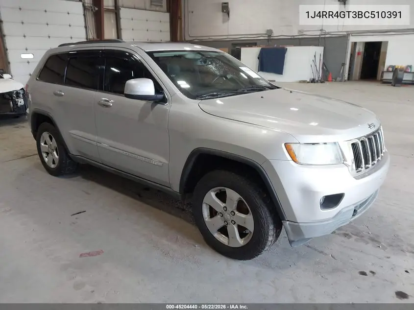 1J4RR4GT3BC510391 2011 Jeep Grand Cherokee Laredo
