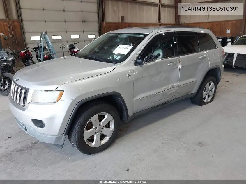1J4RR4GT3BC510391 2011 Jeep Grand Cherokee Laredo