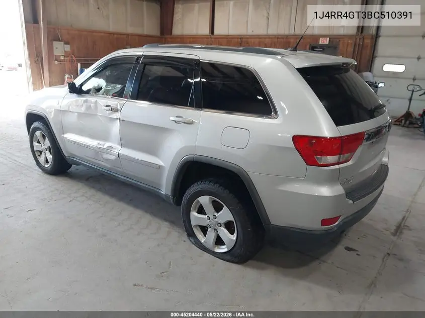 1J4RR4GT3BC510391 2011 Jeep Grand Cherokee Laredo