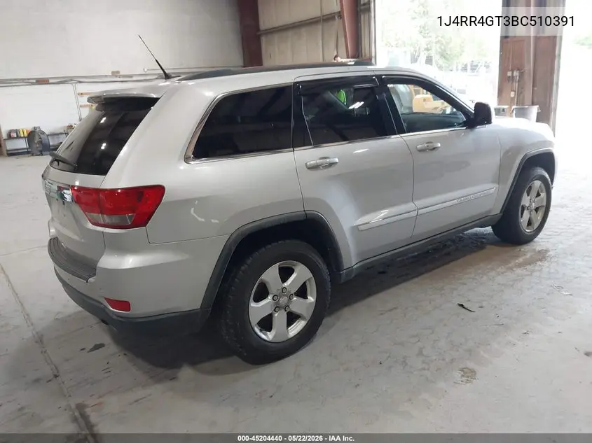 1J4RR4GT3BC510391 2011 Jeep Grand Cherokee Laredo