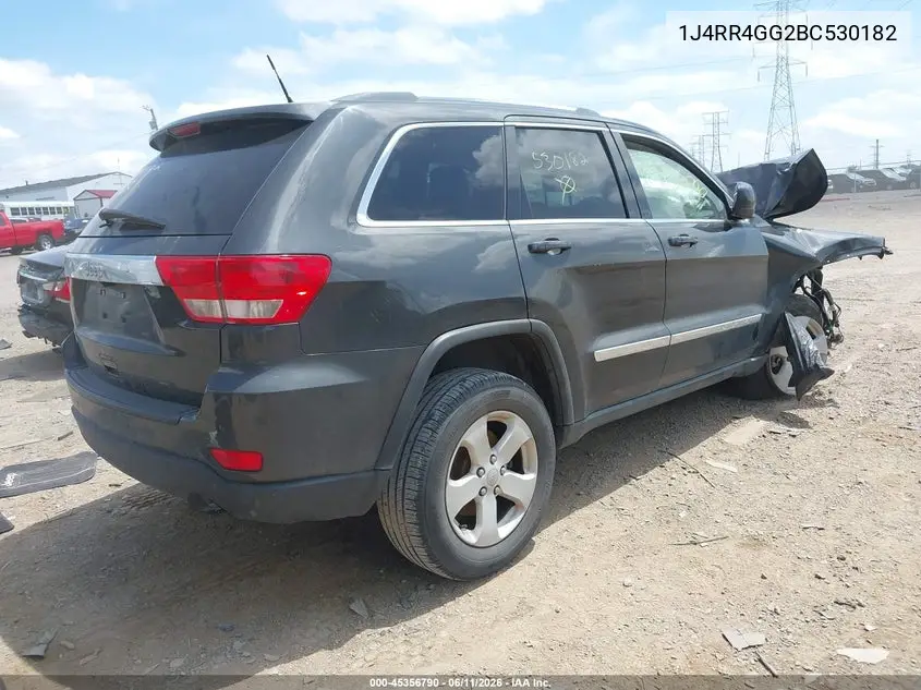 2011 Jeep Grand Cherokee Laredo VIN: 1J4RR4GG2BC530182 Lot: 45356790