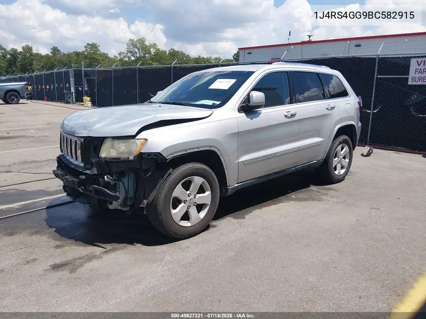 2011 Jeep Grand Cherokee Laredo VIN: 1J4RS4GG9BC582915 Lot: 45627321
