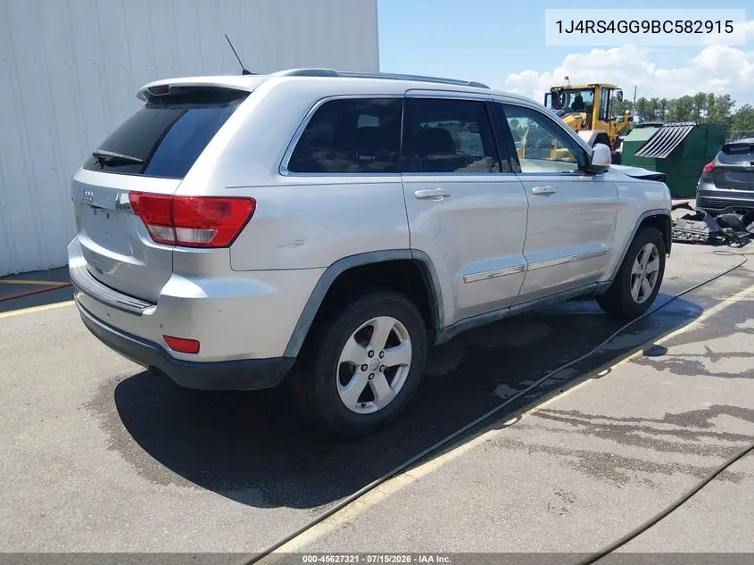2011 Jeep Grand Cherokee Laredo VIN: 1J4RS4GG9BC582915 Lot: 45627321