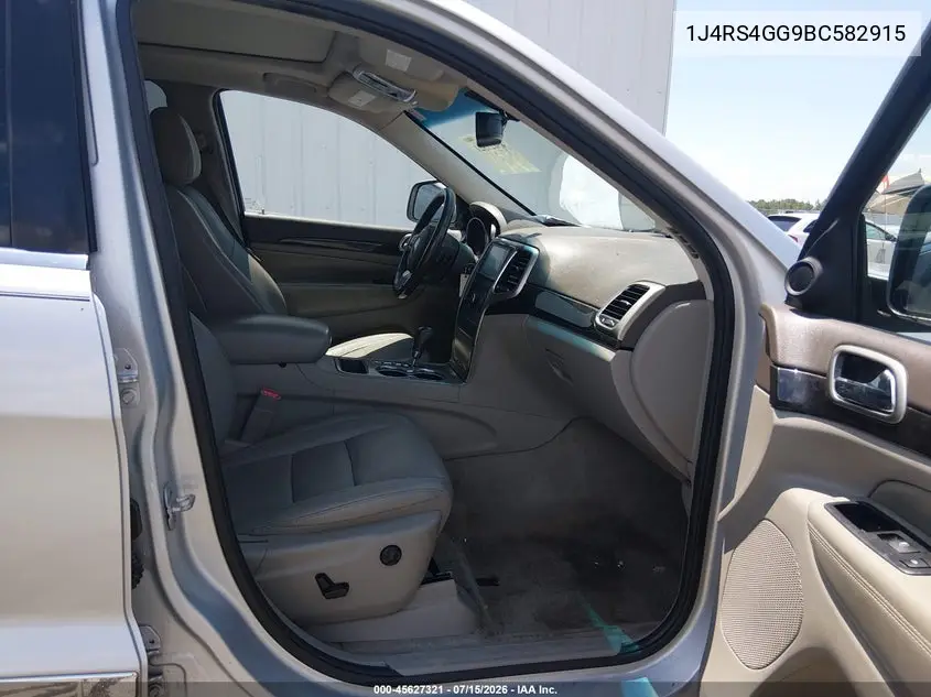2011 Jeep Grand Cherokee Laredo VIN: 1J4RS4GG9BC582915 Lot: 45627321