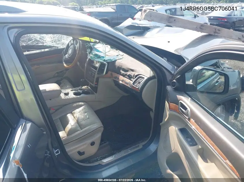 2011 Jeep Grand Cherokee Overland VIN: 1J4RR6GG5BC706041 Lot: 45654185