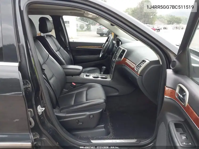 2011 Jeep Grand Cherokee Limited VIN: 1J4RR5GG7BC511519 Lot: 45657463