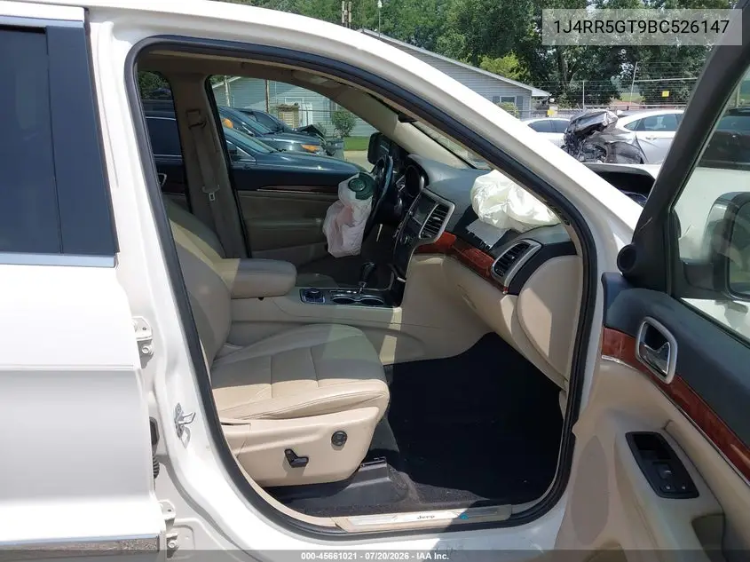 2011 Jeep Grand Cherokee Limited VIN: 1J4RR5GT9BC526147 Lot: 45661021