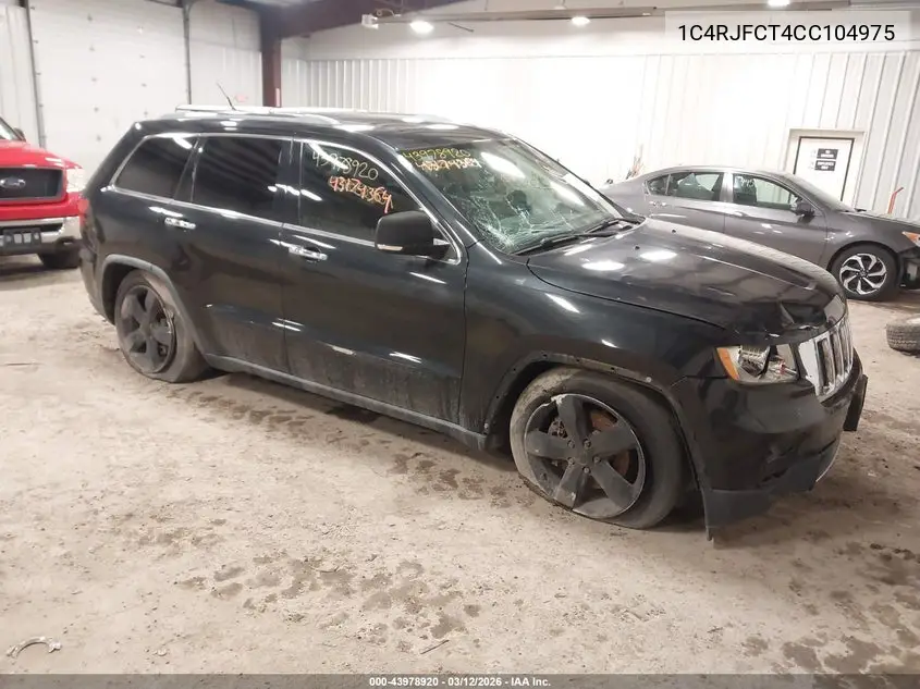 1C4RJFCT4CC104975 2012 Jeep Grand Cherokee Overland