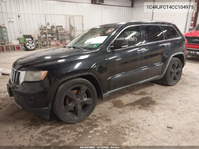 1C4RJFCT4CC104975 2012 Jeep Grand Cherokee Overland