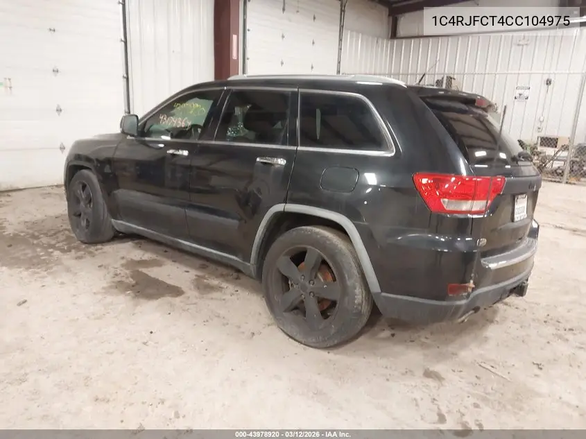 1C4RJFCT4CC104975 2012 Jeep Grand Cherokee Overland
