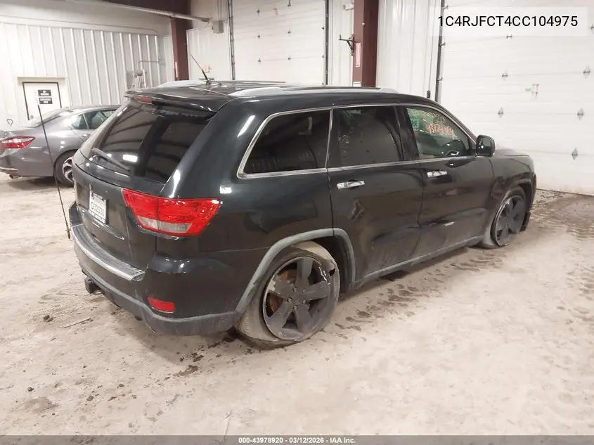 1C4RJFCT4CC104975 2012 Jeep Grand Cherokee Overland