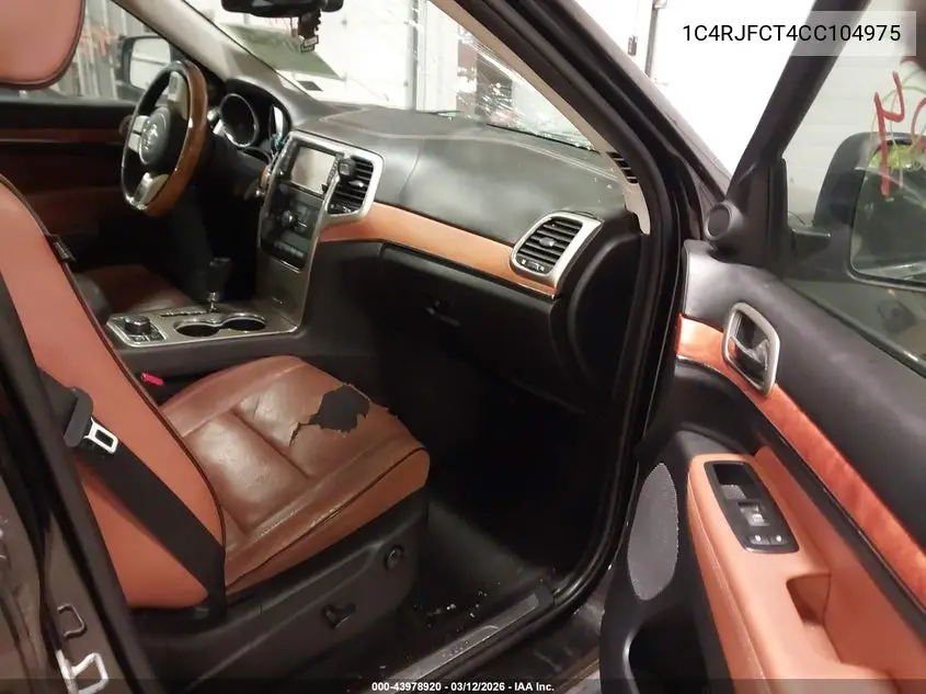 1C4RJFCT4CC104975 2012 Jeep Grand Cherokee Overland
