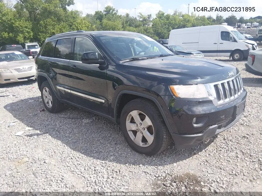 2012 Jeep Grand Cherokee Laredo VIN: 1C4RJFAG8CC231895 Lot: 45638120