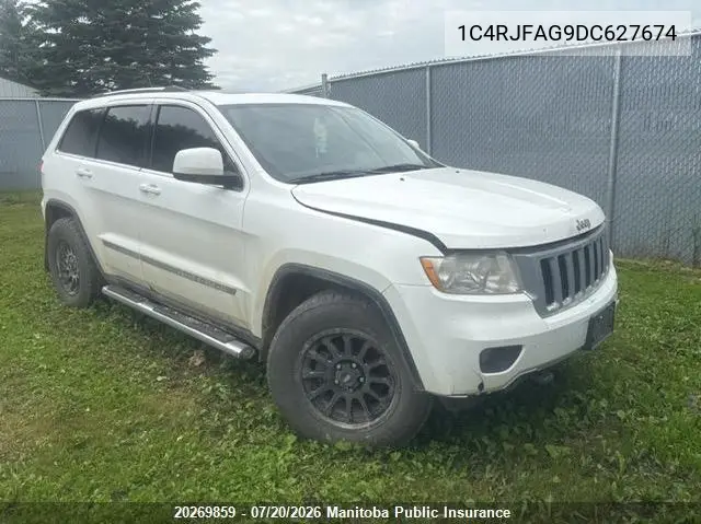 2013 Jeep Grand Cherokee Laredo VIN: 1C4RJFAG9DC627674 Lot: 20269859