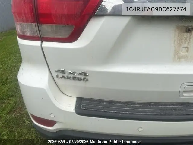 2013 Jeep Grand Cherokee Laredo VIN: 1C4RJFAG9DC627674 Lot: 20269859