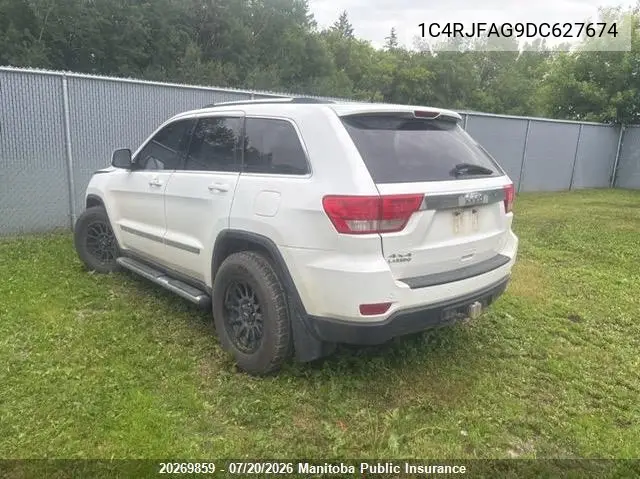 2013 Jeep Grand Cherokee Laredo VIN: 1C4RJFAG9DC627674 Lot: 20269859