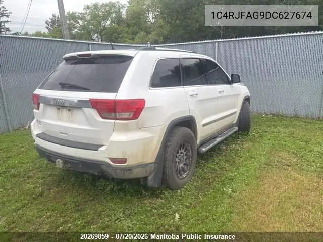 2013 Jeep Grand Cherokee Laredo VIN: 1C4RJFAG9DC627674 Lot: 20269859