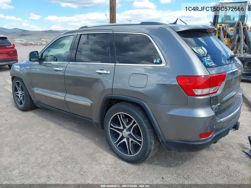 2013 Jeep Grand Cherokee Overland Summit VIN: 1C4RJFCT5DC572666 Lot: 45383572