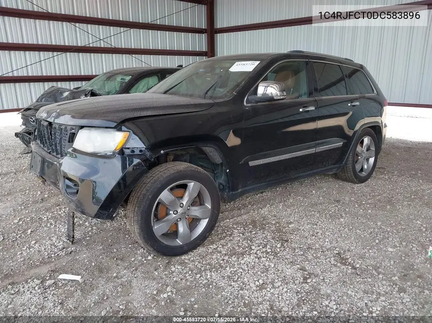 2013 Jeep Grand Cherokee Overland VIN: 1C4RJFCT0DC583896 Lot: 45583720