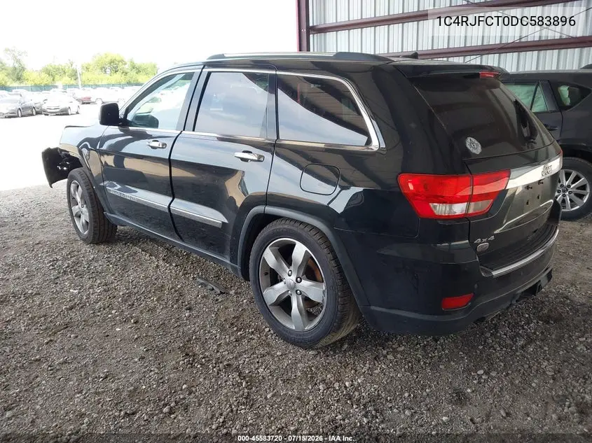 2013 Jeep Grand Cherokee Overland VIN: 1C4RJFCT0DC583896 Lot: 45583720