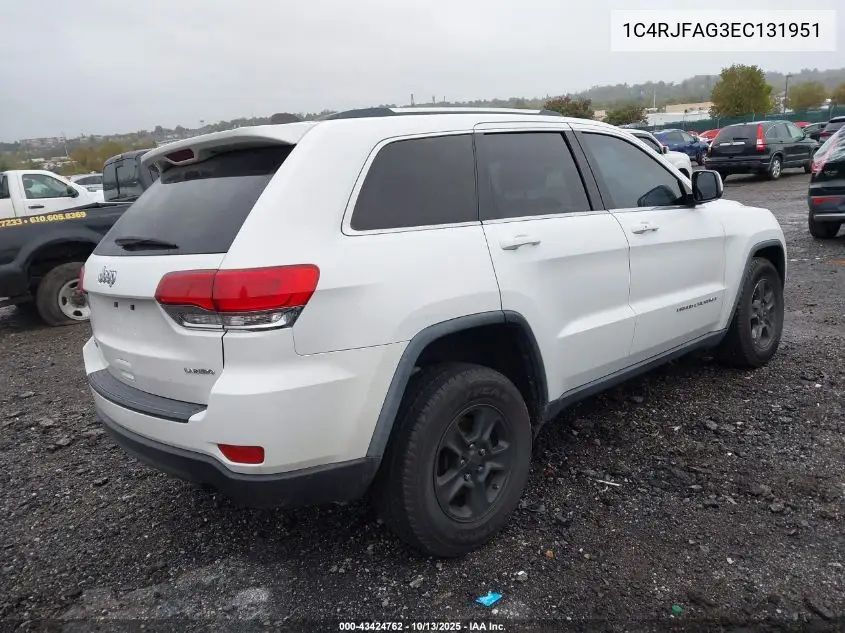 1C4RJFAG3EC131951 2014 Jeep Grand Cherokee Laredo
