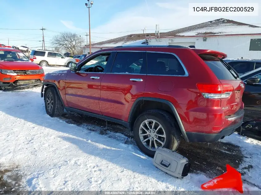 1C4RJFBG2EC200529 2014 Jeep Grand Cherokee Limited