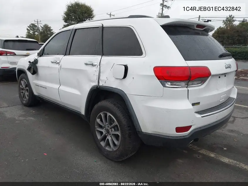 1C4RJEBG1EC432842 2014 Jeep Grand Cherokee Limited