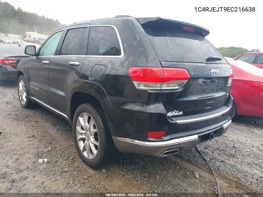 1C4RJEJT9EC216638 2014 Jeep Grand Cherokee Summit