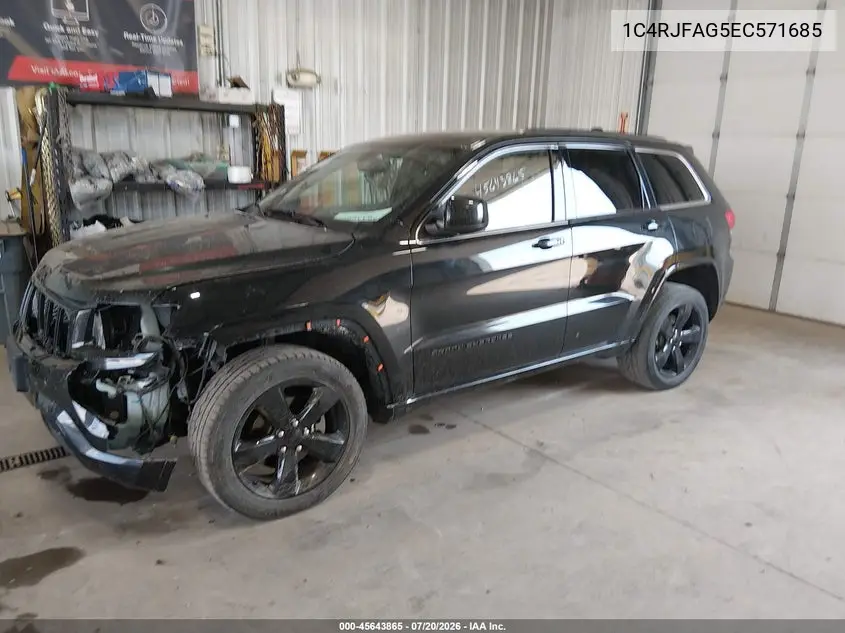 2014 Jeep Grand Cherokee Altitude VIN: 1C4RJFAG5EC571685 Lot: 45643865