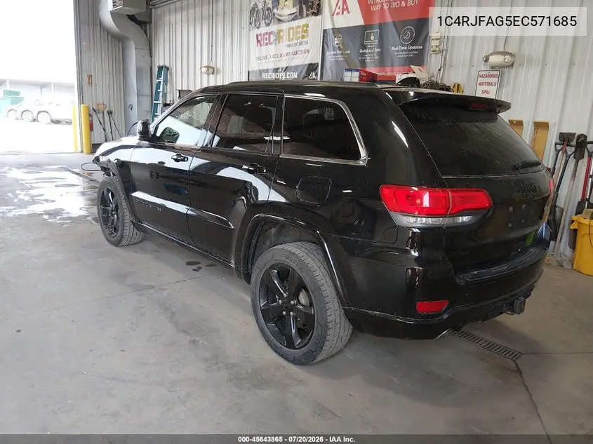 2014 Jeep Grand Cherokee Altitude VIN: 1C4RJFAG5EC571685 Lot: 45643865