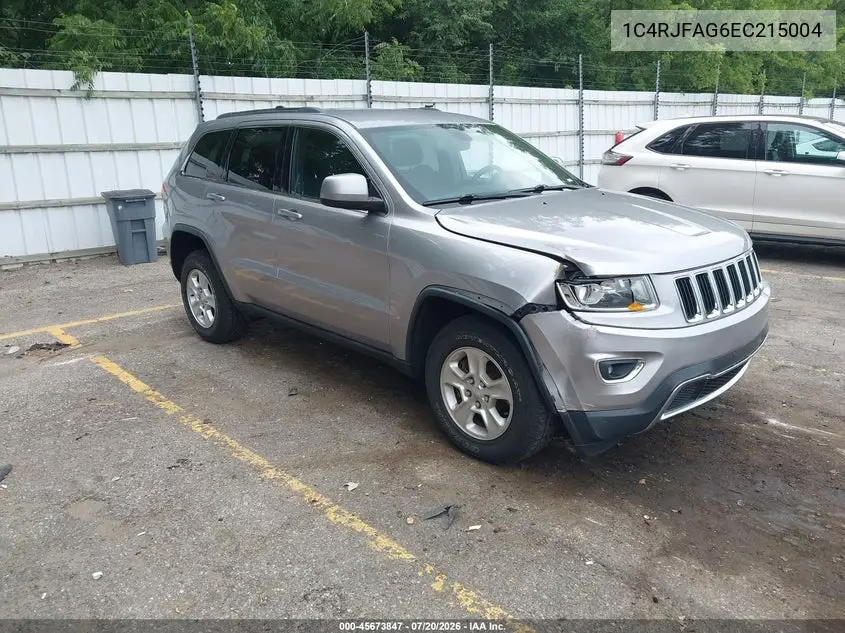2014 Jeep Grand Cherokee Laredo VIN: 1C4RJFAG6EC215004 Lot: 45673847