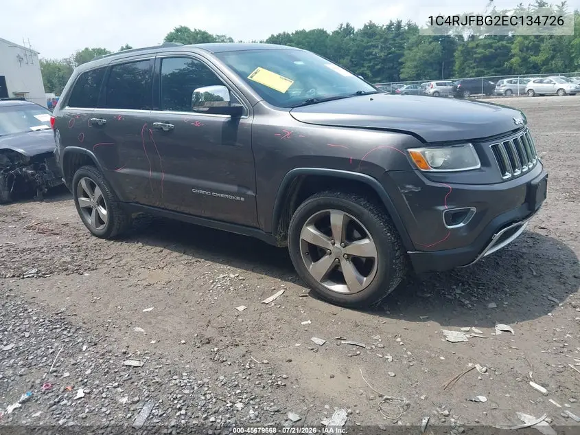 2014 Jeep Grand Cherokee Limited VIN: 1C4RJFBG2EC134726 Lot: 45679668