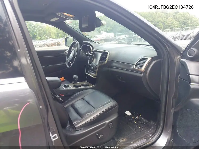 2014 Jeep Grand Cherokee Limited VIN: 1C4RJFBG2EC134726 Lot: 45679668