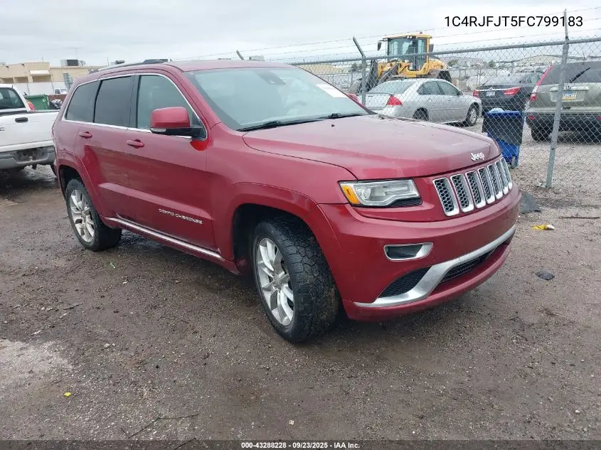 1C4RJFJT5FC799183 2015 Jeep Grand Cherokee Summit