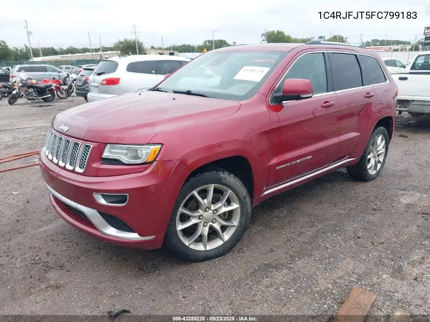 1C4RJFJT5FC799183 2015 Jeep Grand Cherokee Summit