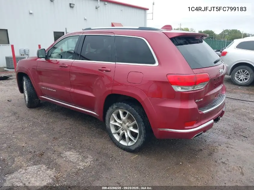 1C4RJFJT5FC799183 2015 Jeep Grand Cherokee Summit