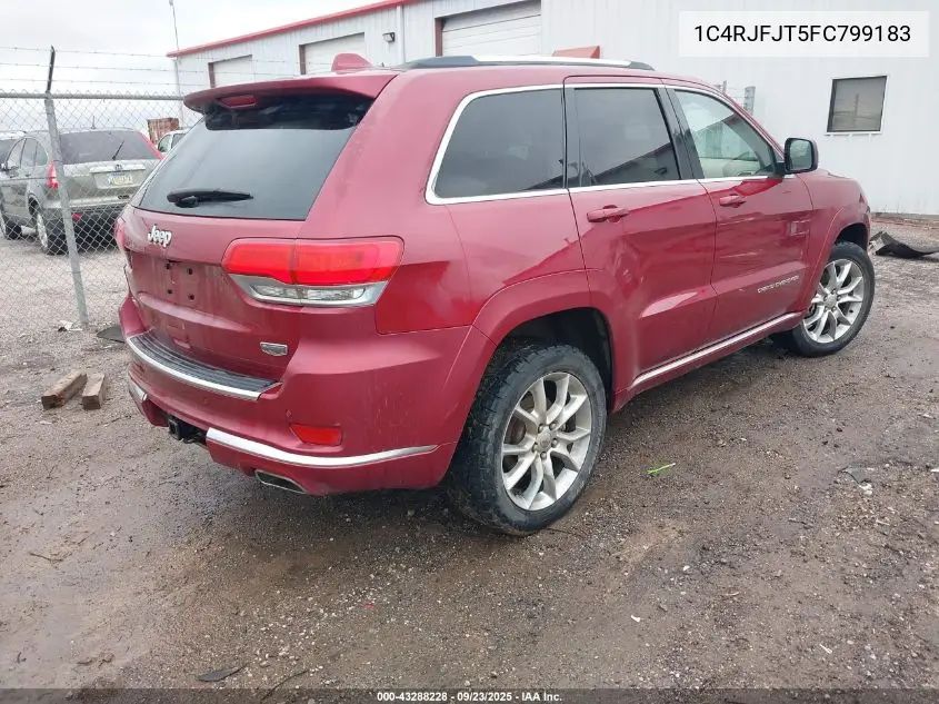 1C4RJFJT5FC799183 2015 Jeep Grand Cherokee Summit