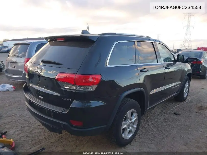 1C4RJFAG0FC234553 2015 Jeep Grand Cherokee Laredo