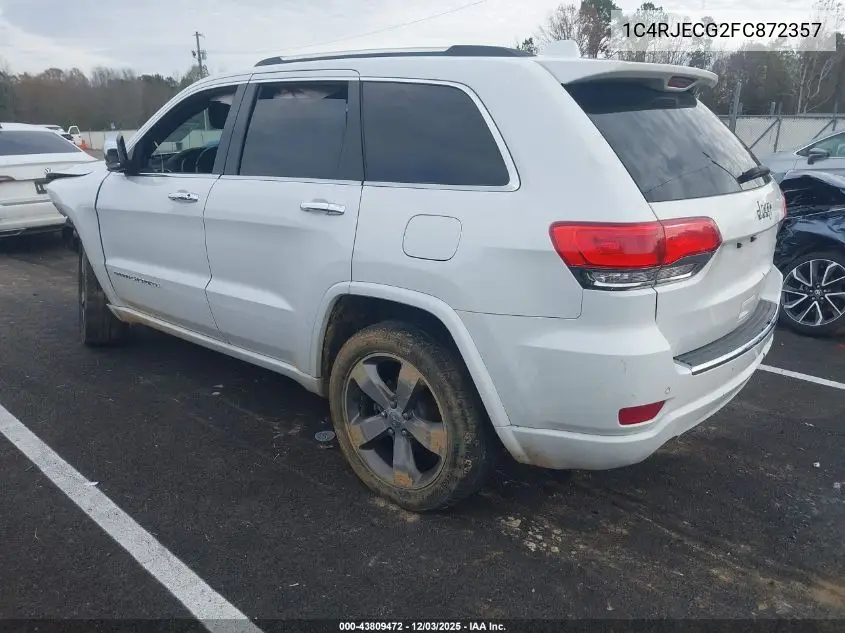 1C4RJECG2FC872357 2015 Jeep Grand Cherokee Overland