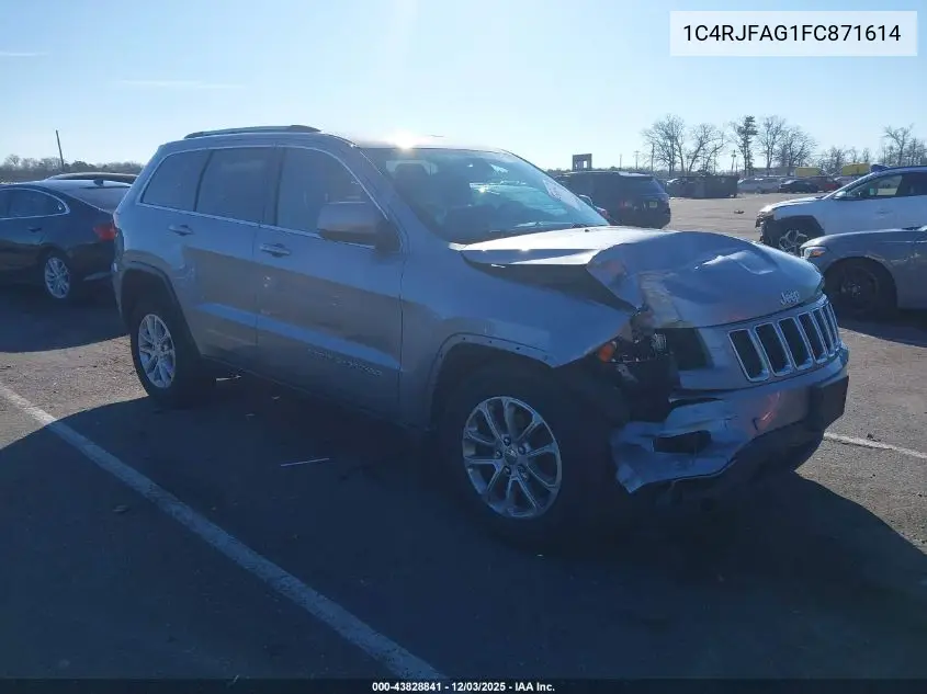 1C4RJFAG1FC871614 2015 Jeep Grand Cherokee Laredo
