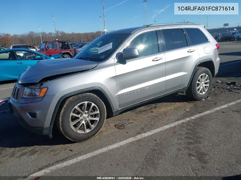1C4RJFAG1FC871614 2015 Jeep Grand Cherokee Laredo