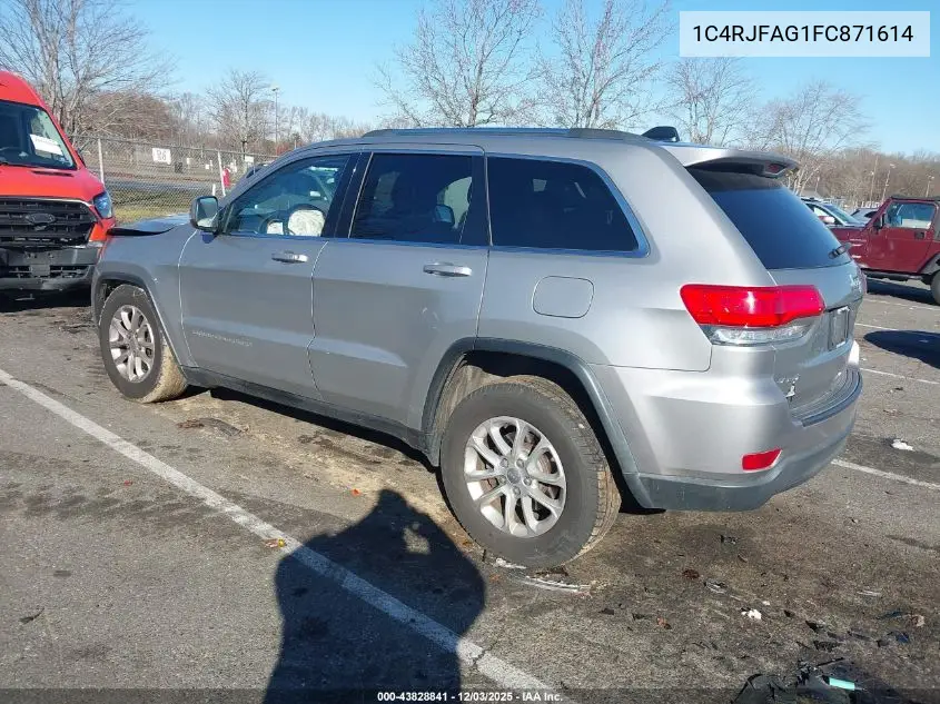 1C4RJFAG1FC871614 2015 Jeep Grand Cherokee Laredo