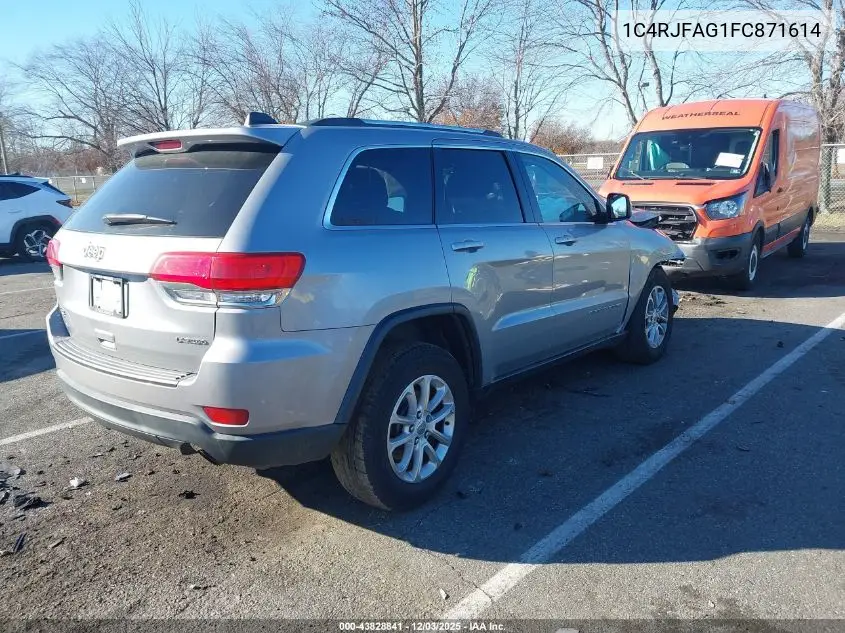1C4RJFAG1FC871614 2015 Jeep Grand Cherokee Laredo