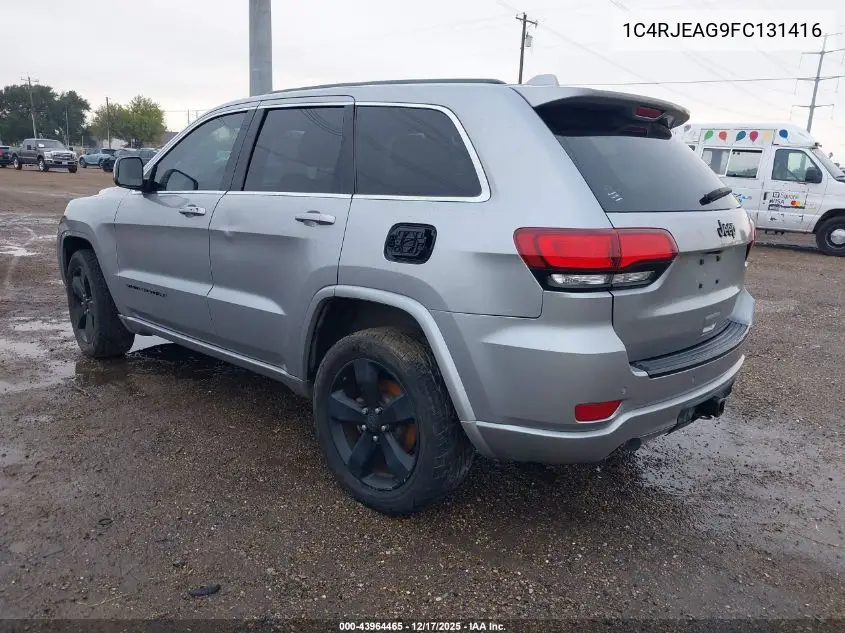 1C4RJEAG9FC131416 2015 Jeep Grand Cherokee Altitude