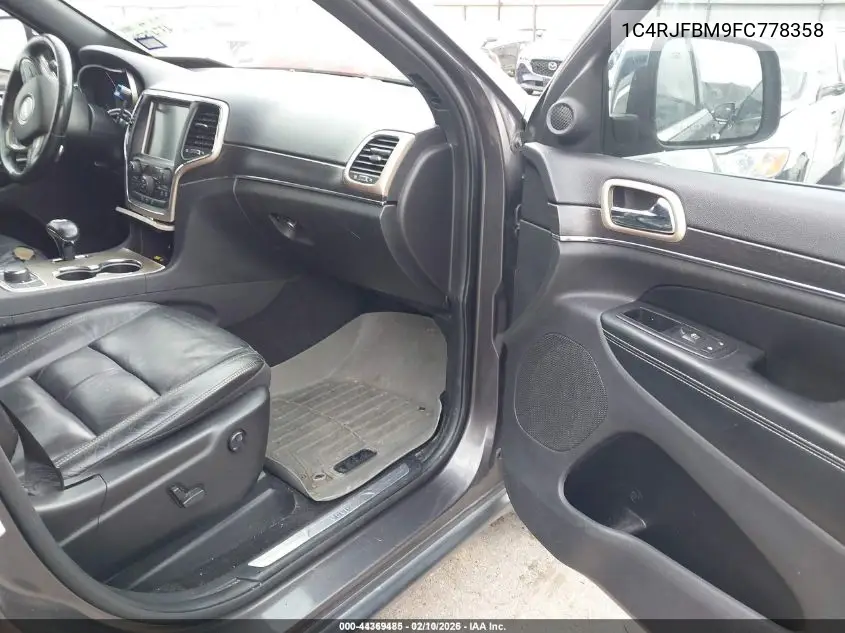 1C4RJFBM9FC778358 2015 Jeep Grand Cherokee Limited
